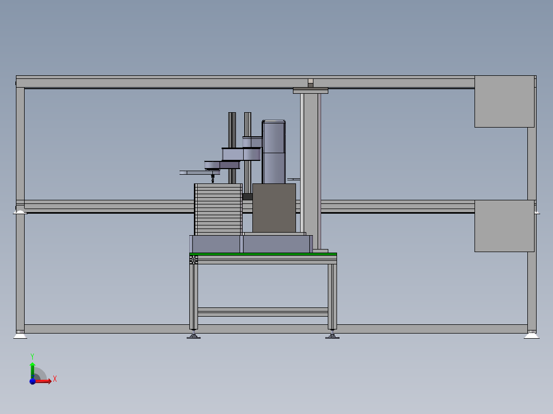在线自动扫码测试机sw21可编辑前视图