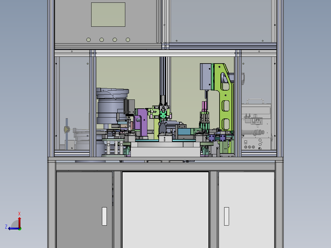 弹簧销钉六工位组装sw20可编辑
