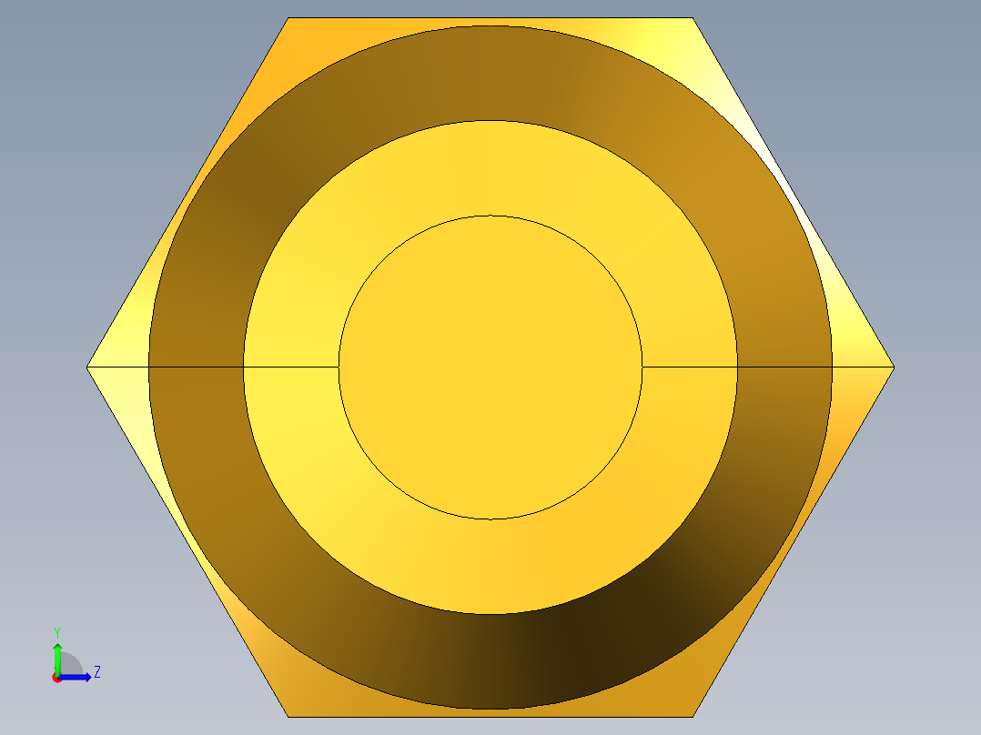 扩口式工业通用硬管接头Cap Nut 640F-8左视图