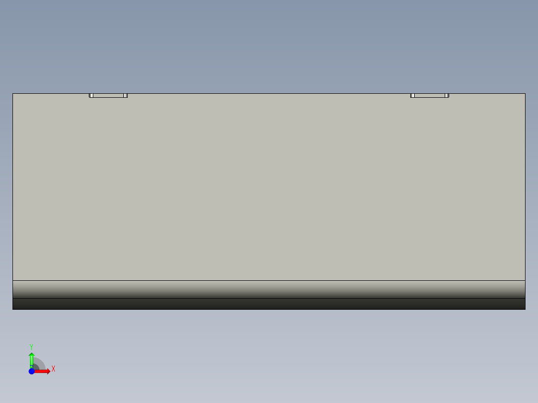 基恩士CV-301_kc图纸模型前视图