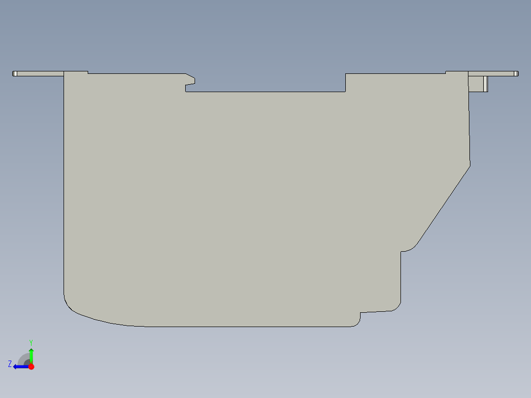 基恩士CV-301_kc图纸模型右视图