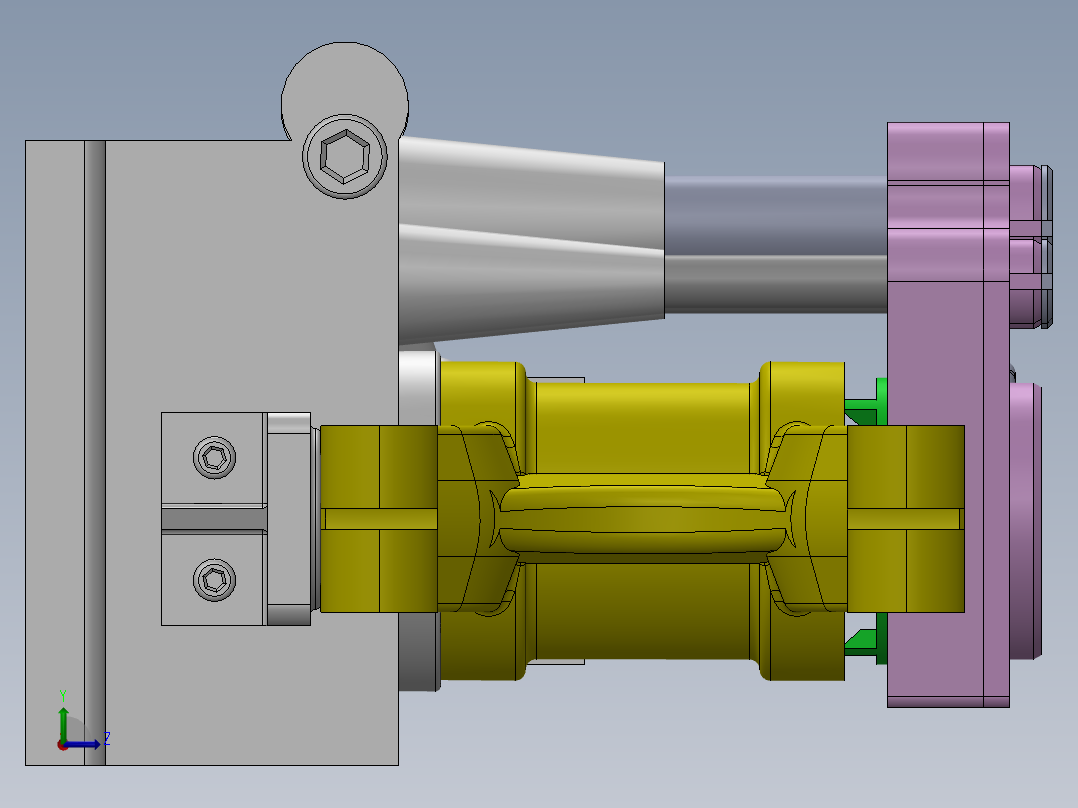 831010后钢板弹簧吊耳φ37孔夹具带三维图CAD图纸工序卡说明书左视图