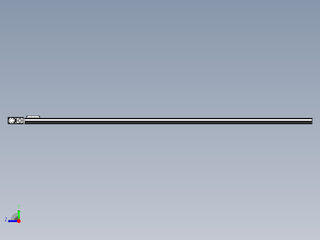同步带全封闭直线模组TPA-HCB-105D-90-L2550-ML-Y-P20-N3右视图