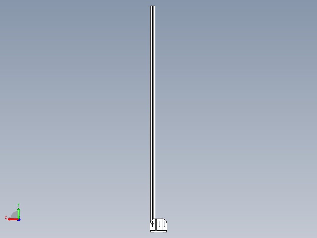 型材-BR 45X90 POST KJN524470后视图