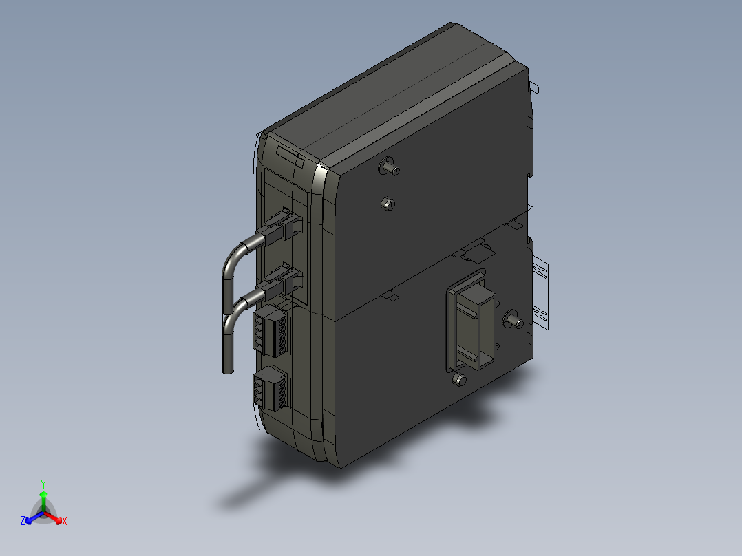 基恩士CA-DC20E_kc图纸模型正等轴测图