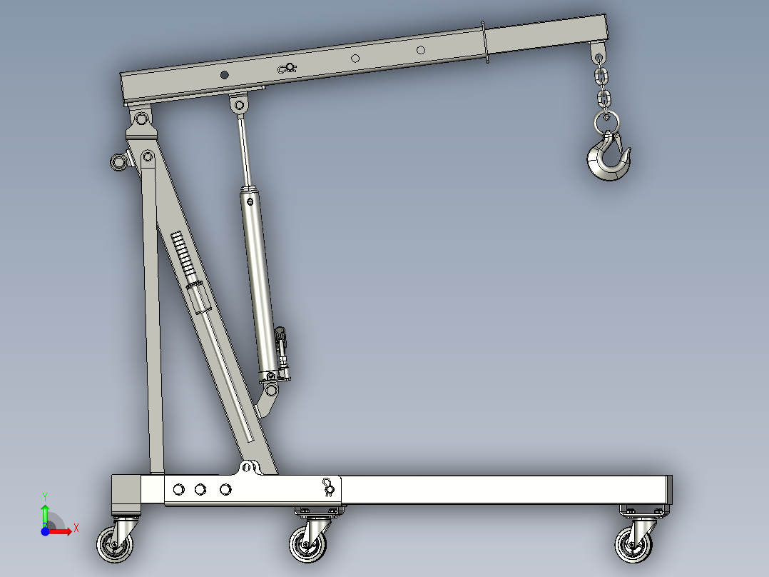 液压绞车绞盘前视图
