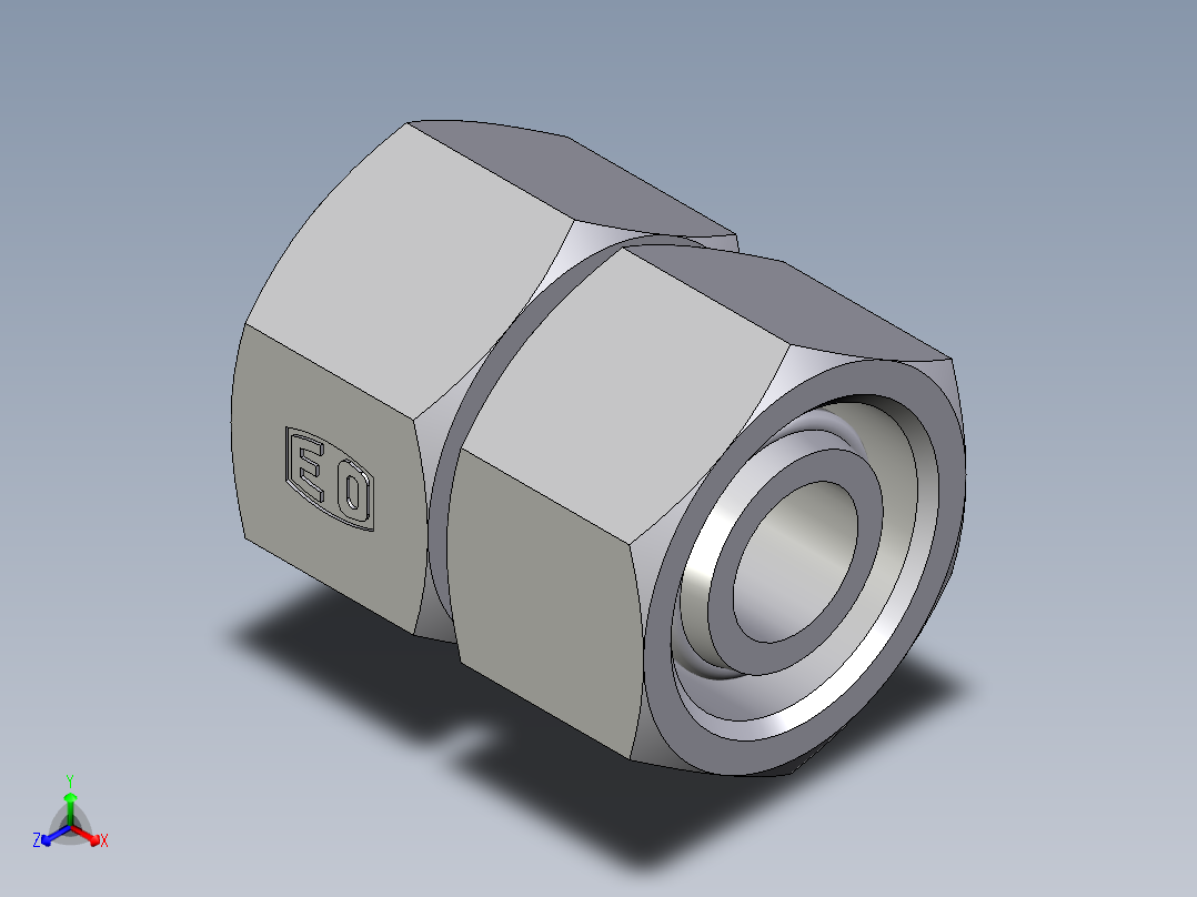 卡套式工业通用硬管接头EO_Swivel_union_GZ20SCF