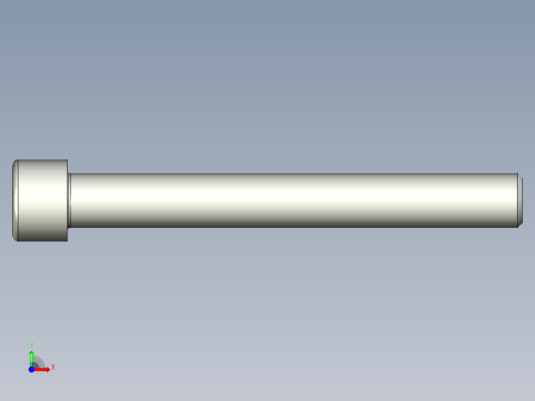 螺钉-DIN_912-M12x100.stp前视图