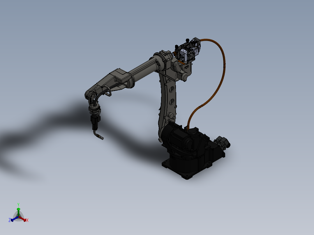 anasonic-tm2000-robot SW STP X_T正等轴测图