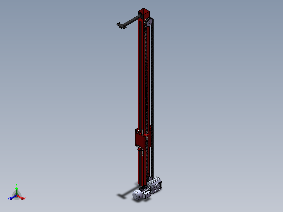 起升机构正等轴测图