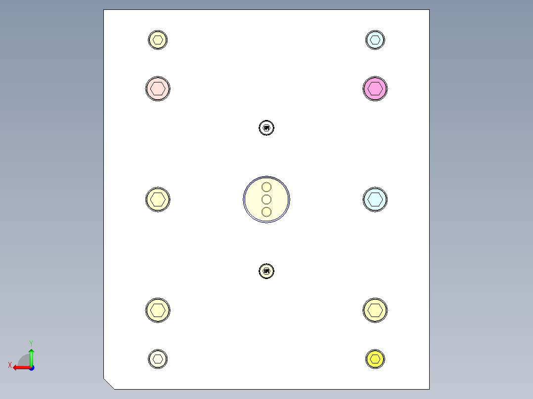 DTW095A灯头固定圈后视图