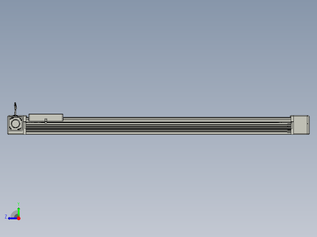 威洛博直线电机模组EB16-L208-S1400-L-ZP75-MS3-5K右视图