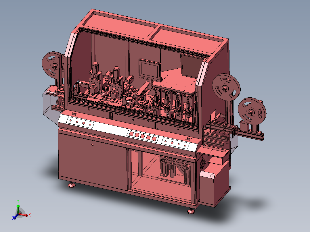 银行卡开槽植芯片机