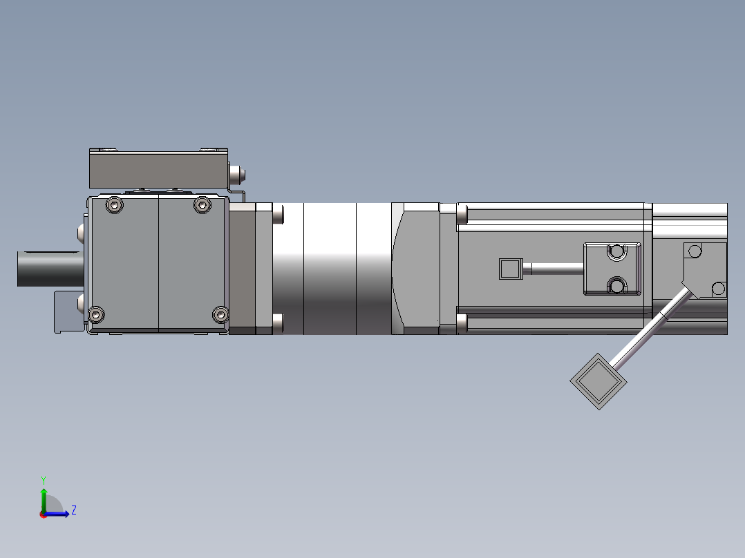 欧规同步带GTB65-CLT-400W左视图