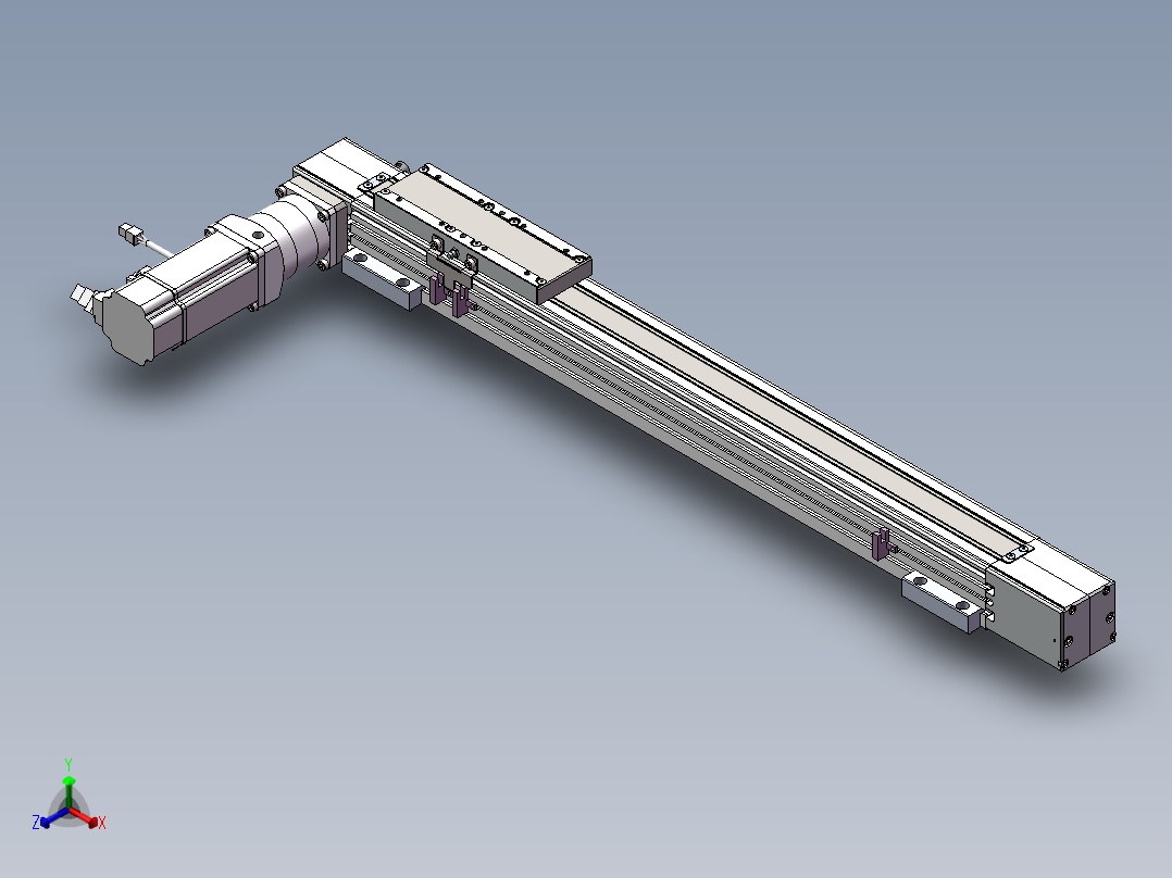 欧规同步带GTB65-CLT-400W正等轴测图