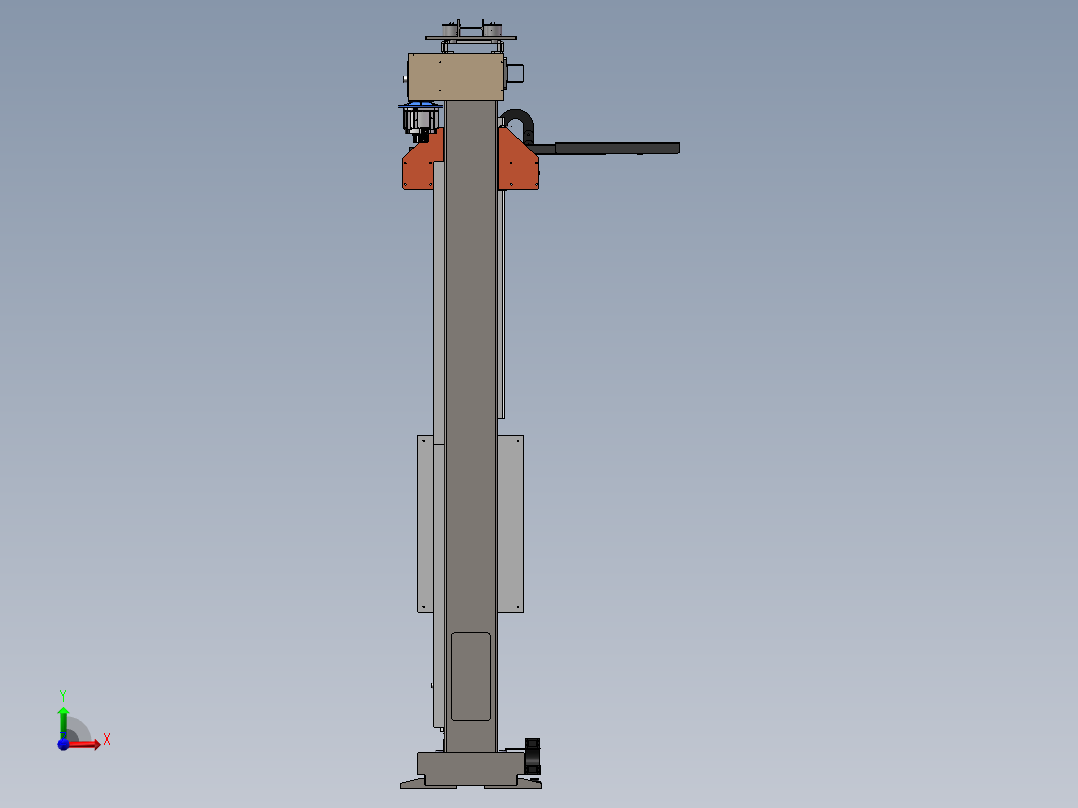 双立柱堆垛机1294635前视图