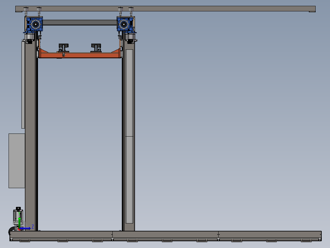 双立柱堆垛机1294635左视图