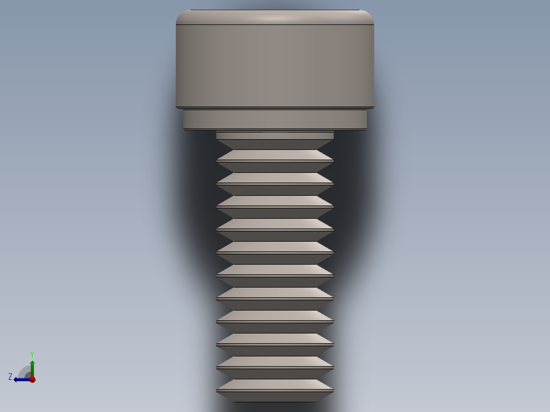 紧固件-No.8-32 Socked Head NOT DONE右视图