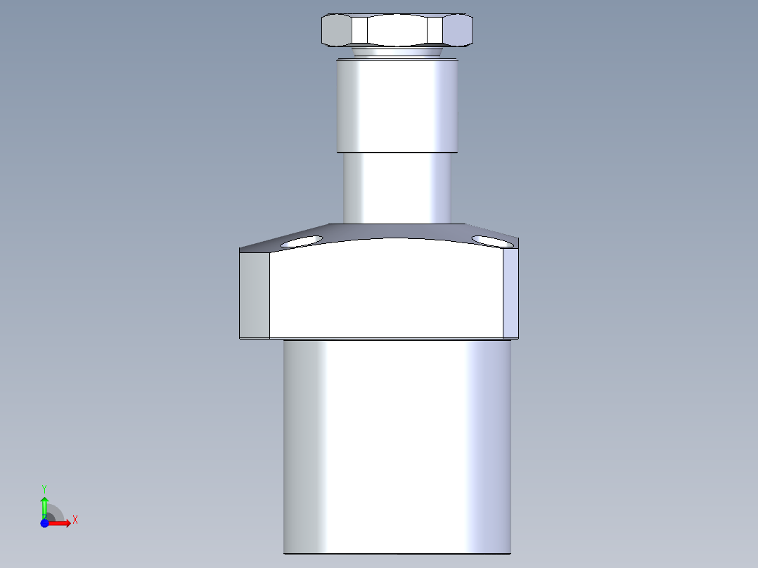 KOSMEKLHA0750-SL-Y60多系列多零件图纸模型前视图