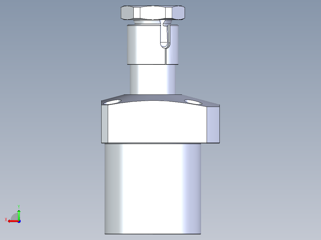 KOSMEKLHA0750-SL-Y60多系列多零件图纸模型后视图
