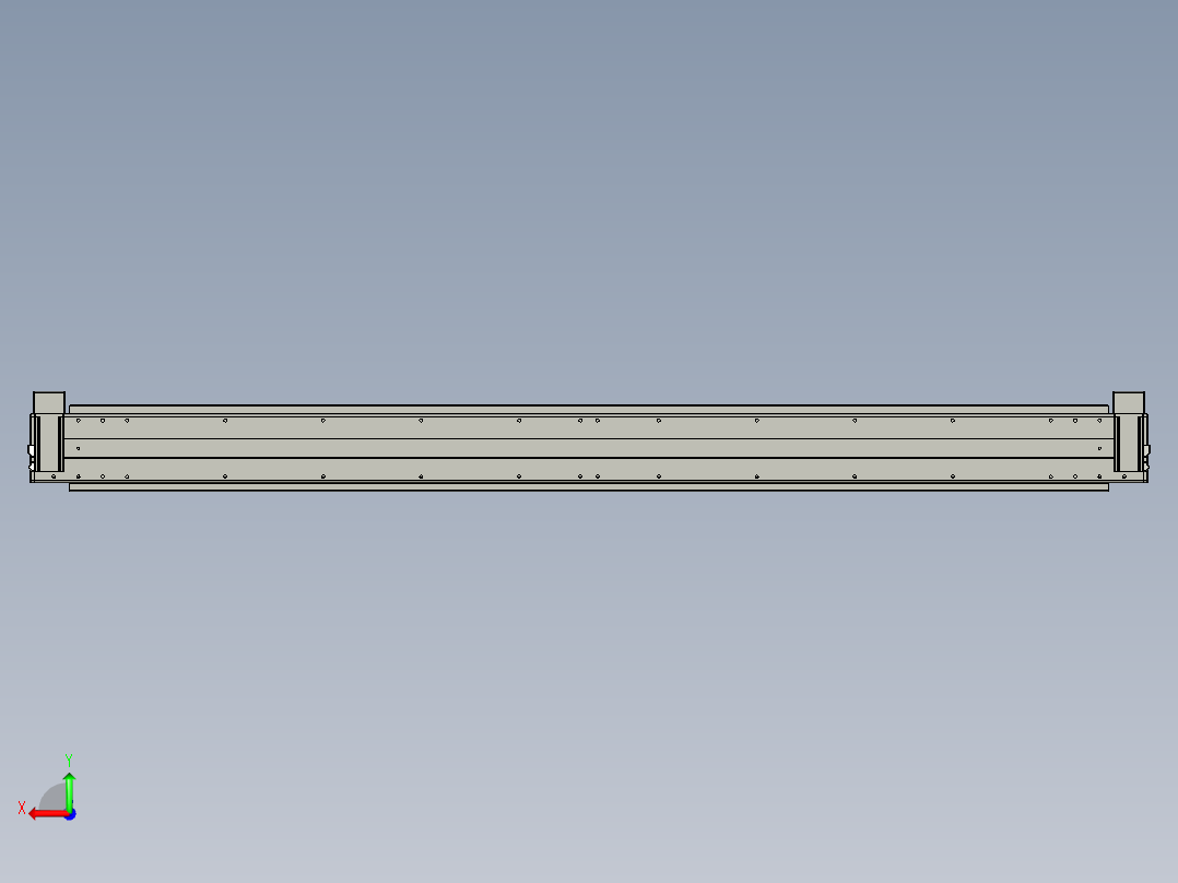 威洛博双电机滑台-VBF14S2-L50-S1700-BD-P40-C6后视图