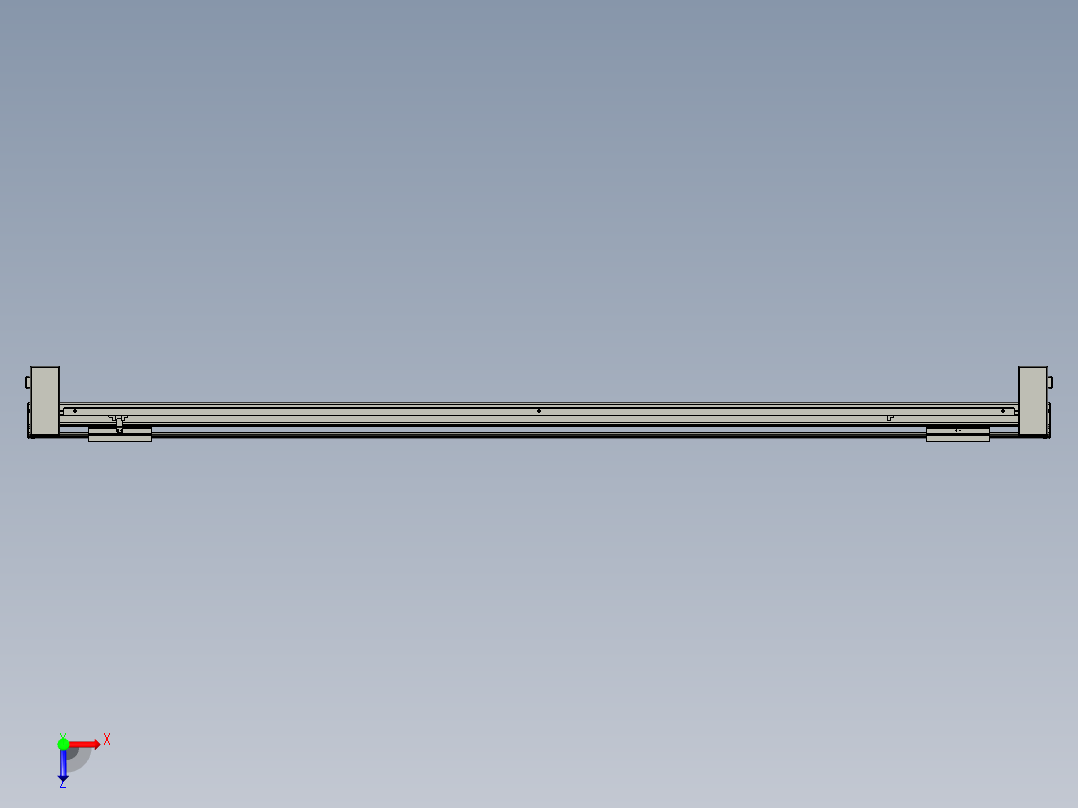 威洛博双电机滑台-VBF14S2-L50-S1700-BD-P40-C6俯视图