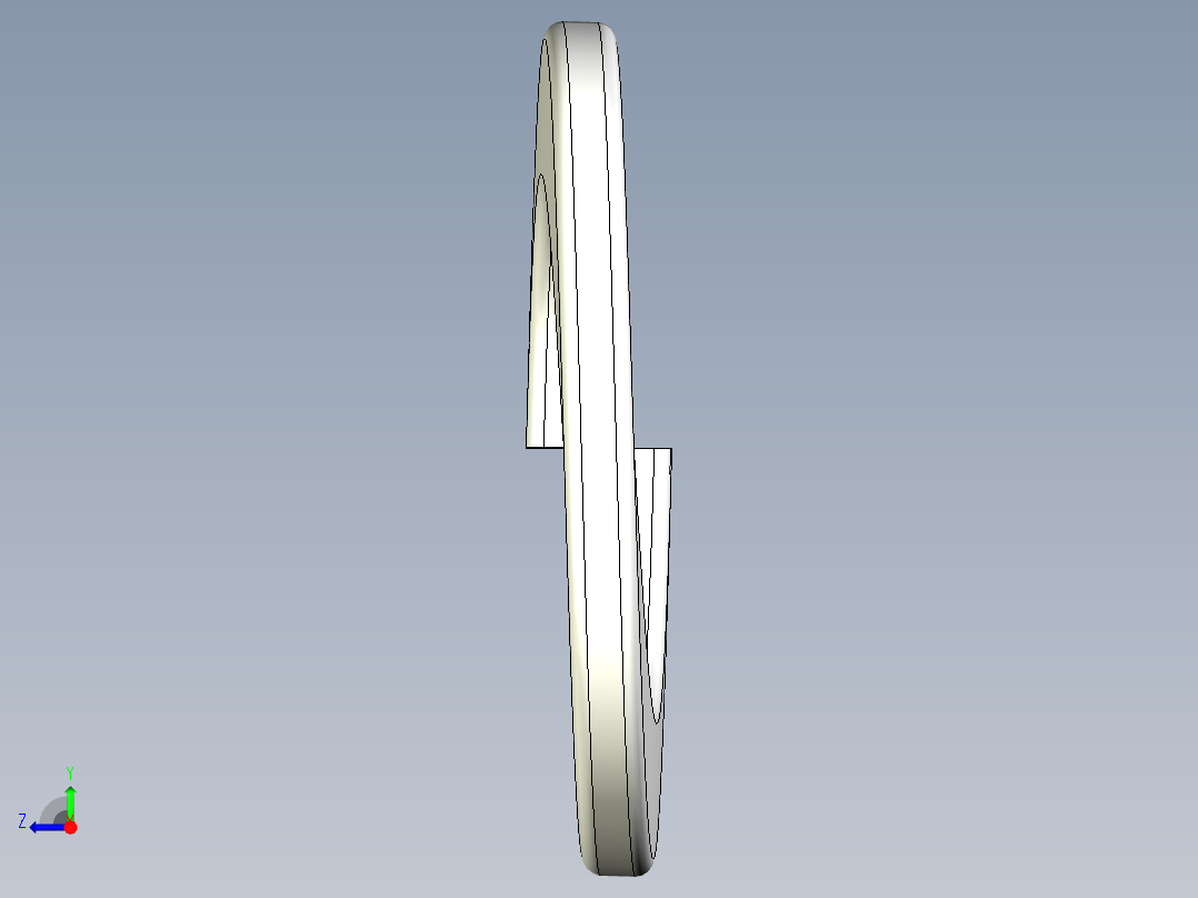 弹簧垫圈-M5右视图