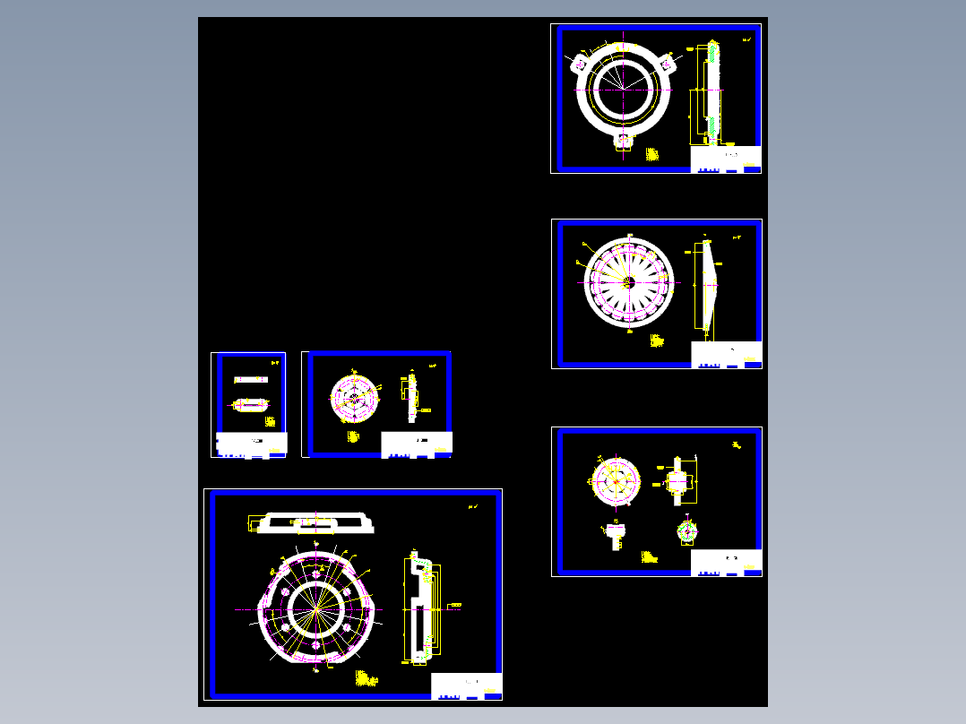 <span style='color: red'>越野车</span><span style='color: red'>离合器</span><span style='color: red'>设计</span><span style='color: red'>装配图</span><span style='color: red'>及</span><span style='color: red'>零件图</span>. www.jxdiguo.com