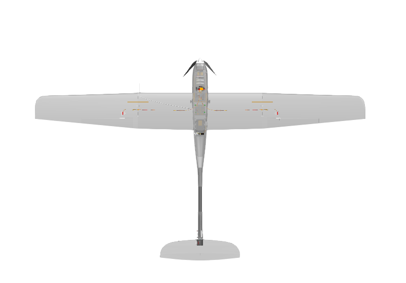 固定翼手抛机装配图