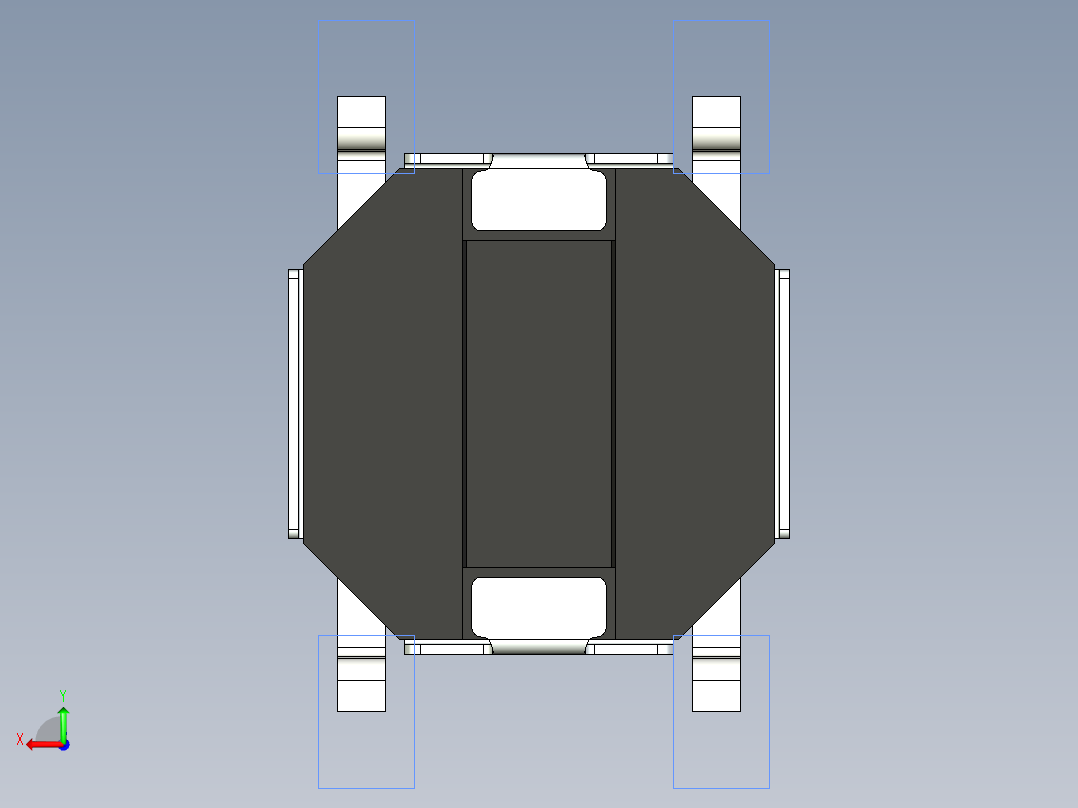 开关继电器保护 SM-PTS525SK15后视图