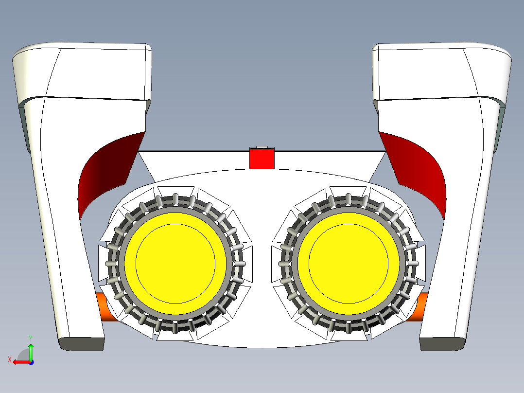 超级英雄R22飞机后视图