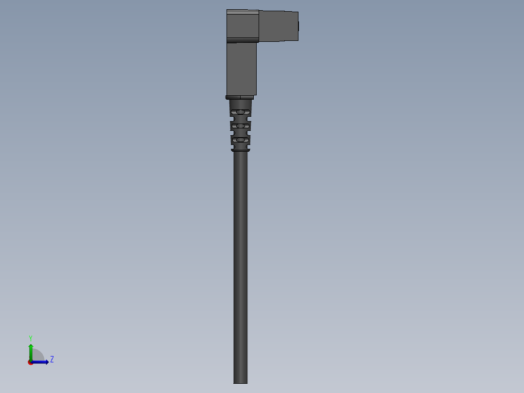 欧姆龙6系槽型光电（常用）导线引出型2M-EE-SX671-WR左视图
