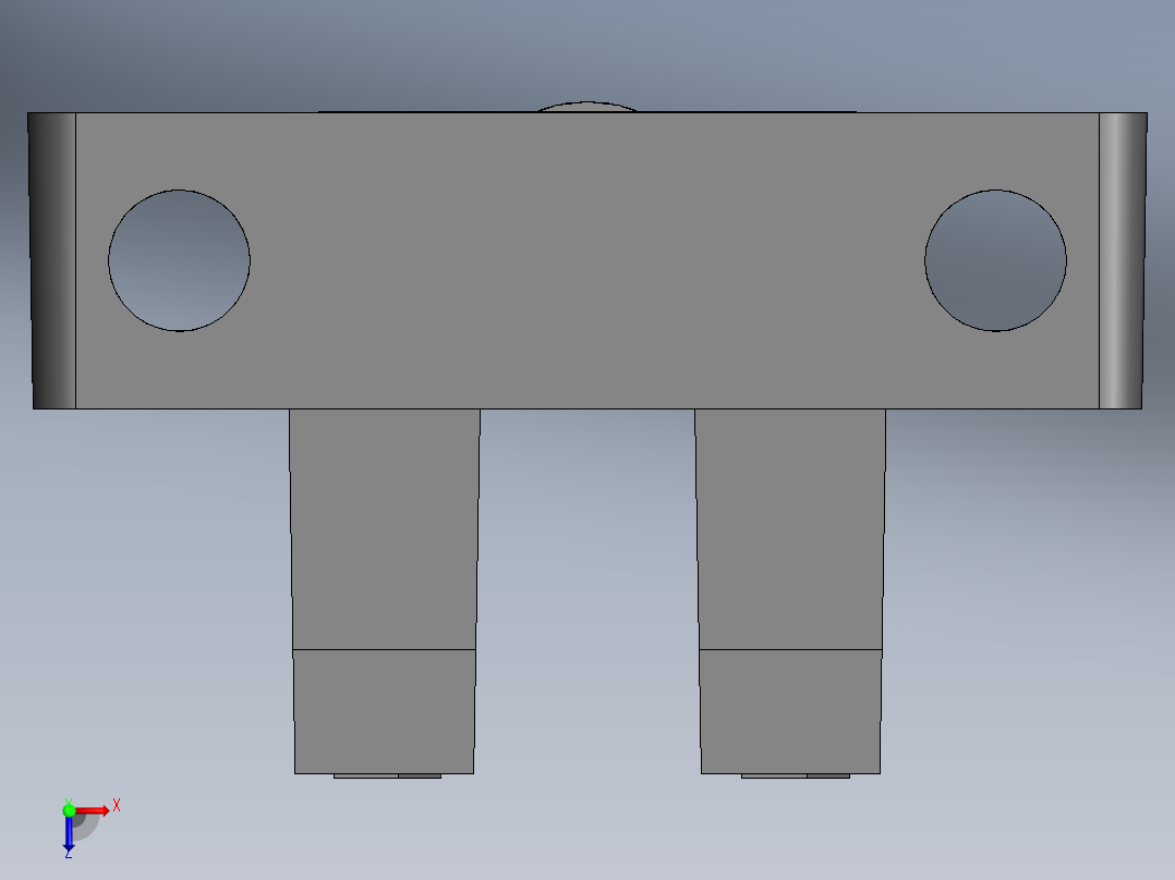欧姆龙6系槽型光电（常用）导线引出型2M-EE-SX671-WR俯视图