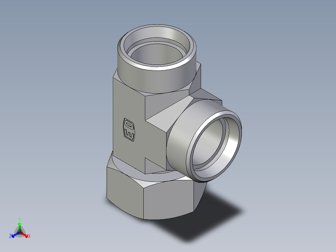 卡套式工业通用硬管接头EO_Standpipe_run_tee_EVL28LOMDCF
