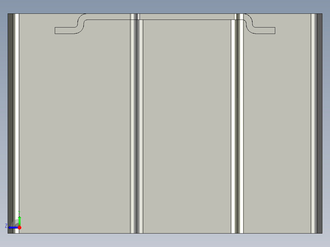 基恩士KL-4ADbracket_kc图纸模型右视图