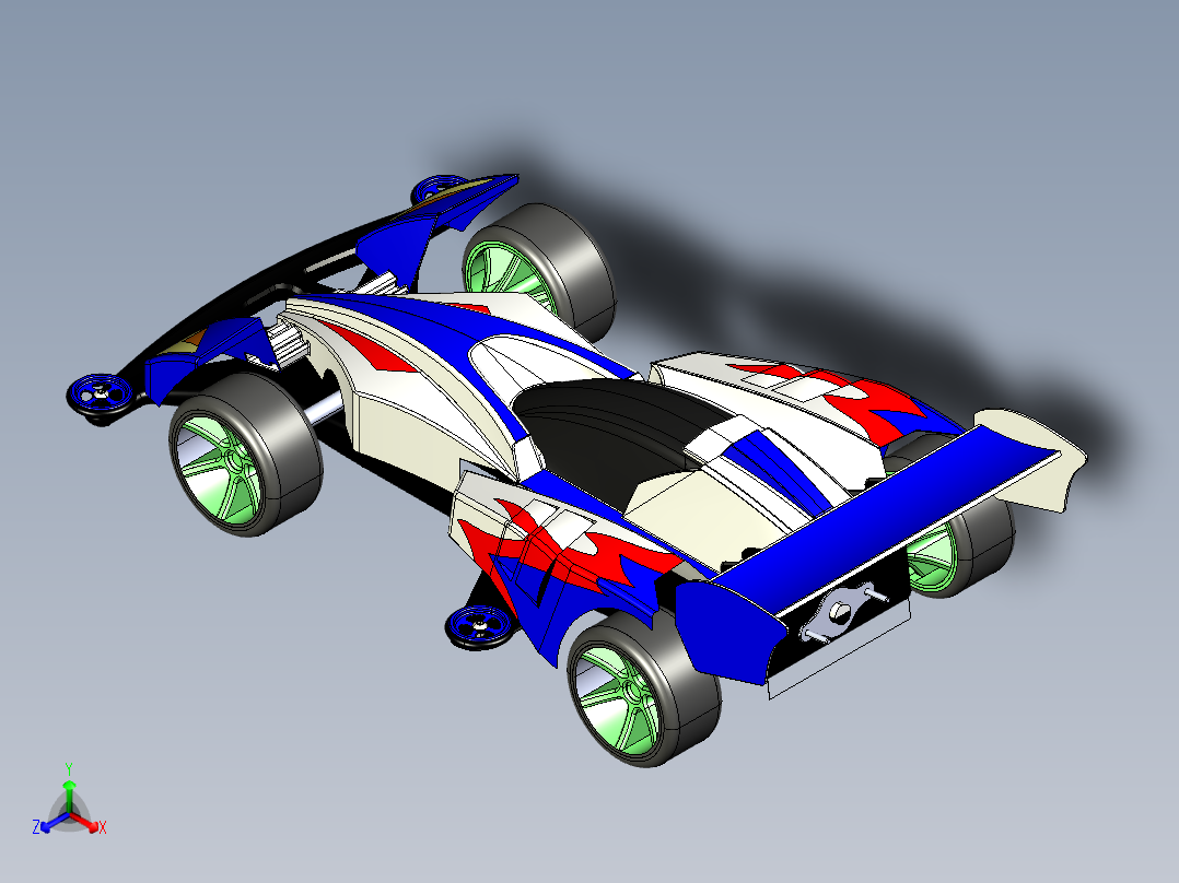 赛车-5 SW IGS正等轴测图