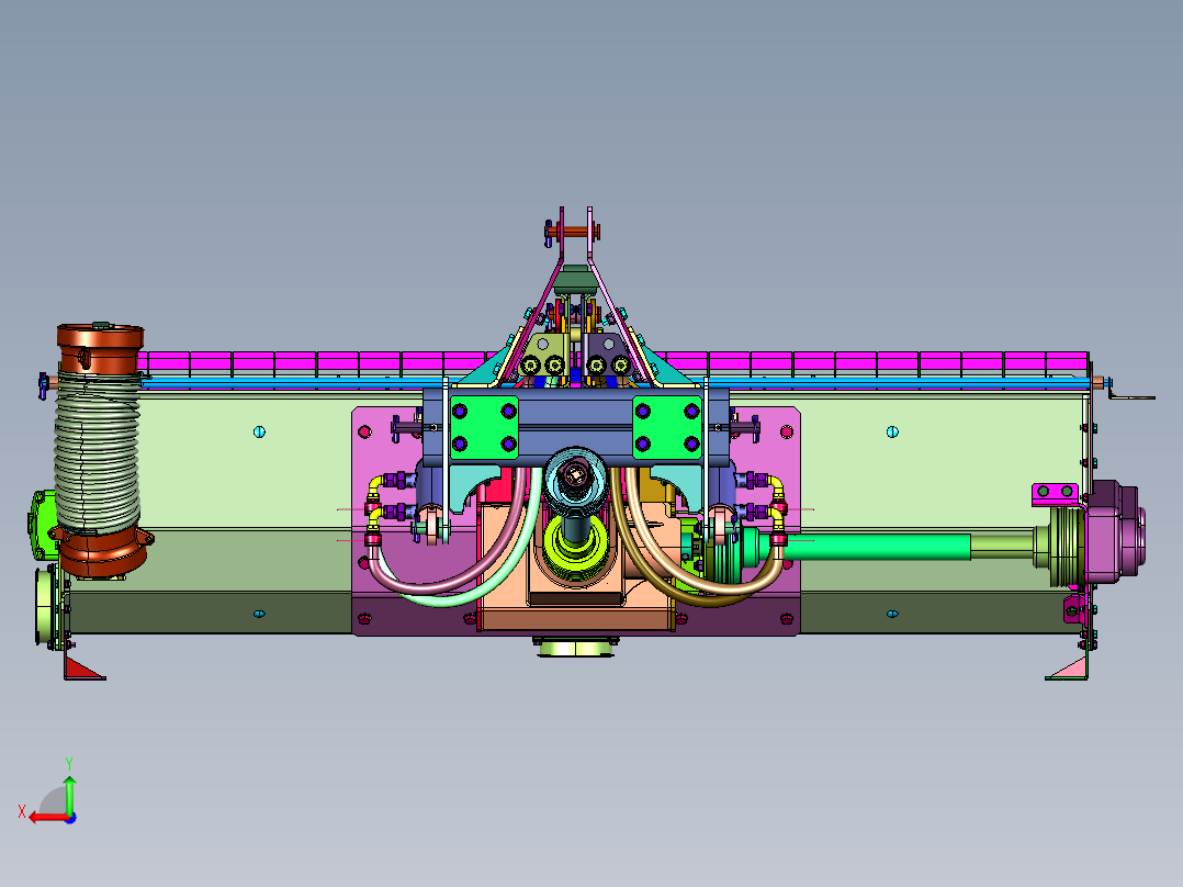 整套车载可流动搅拌站后视图