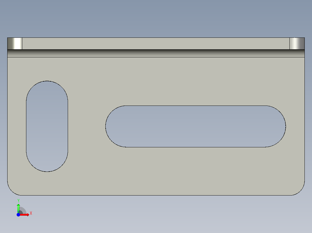 基恩士PZ-B701_kc图纸模型前视图