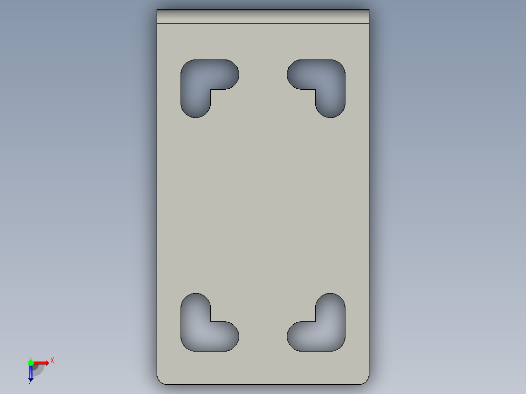 基恩士PZ-B701_kc图纸模型俯视图