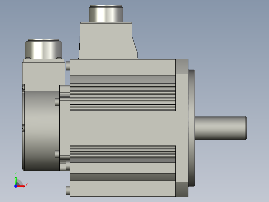 1500W MDME伺服马达前视图