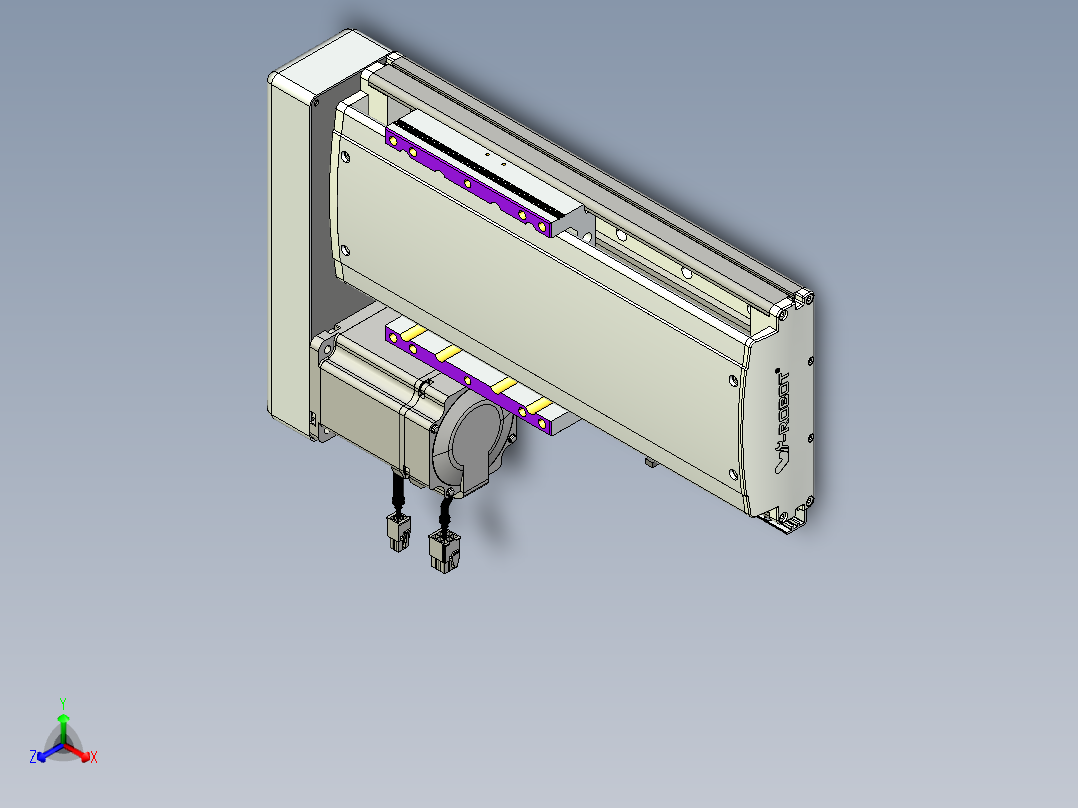 威洛博QF17-Lxx-C-S120-BL-ZP75-C3正等轴测图