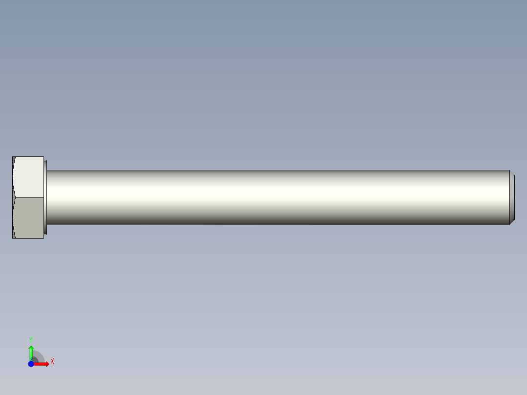 螺钉-DIN_931-M14x2x120_21.stp前视图