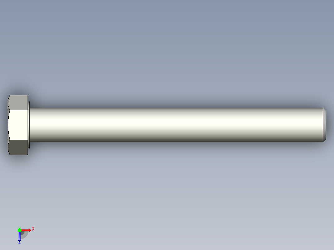 螺钉-DIN_931-M14x2x120_21.stp俯视图