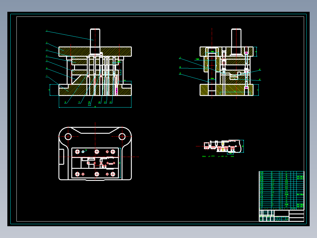 胶卷压簧冲压模具设计50