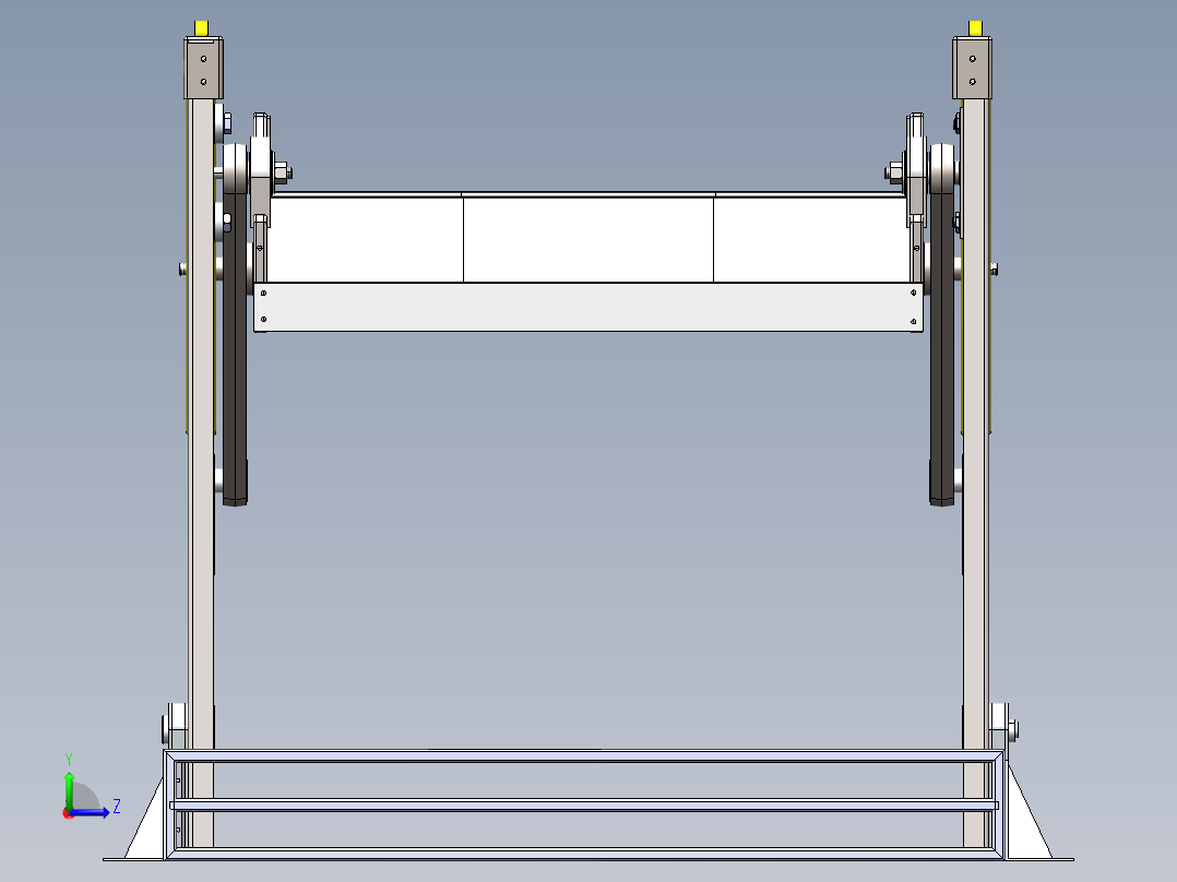 G27 立体车库私家车左视图