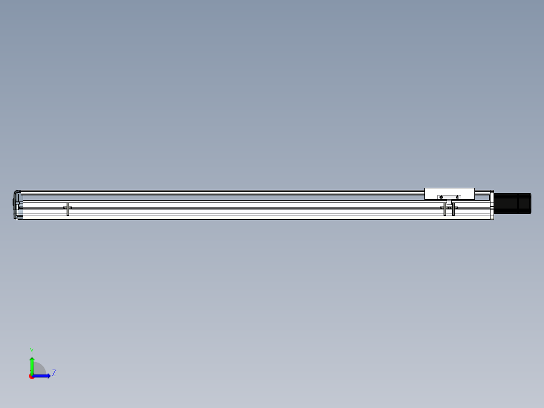 Toyo东佑达直线模组-ETH17-1200-BC-M40-C4反左视图