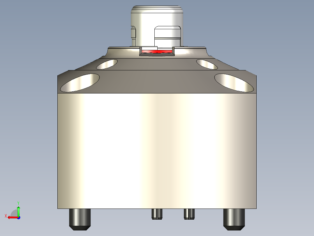 KOSMEKSFA3000-G0A-150多系列多零件图纸模型多系列多零件图纸模型后视图