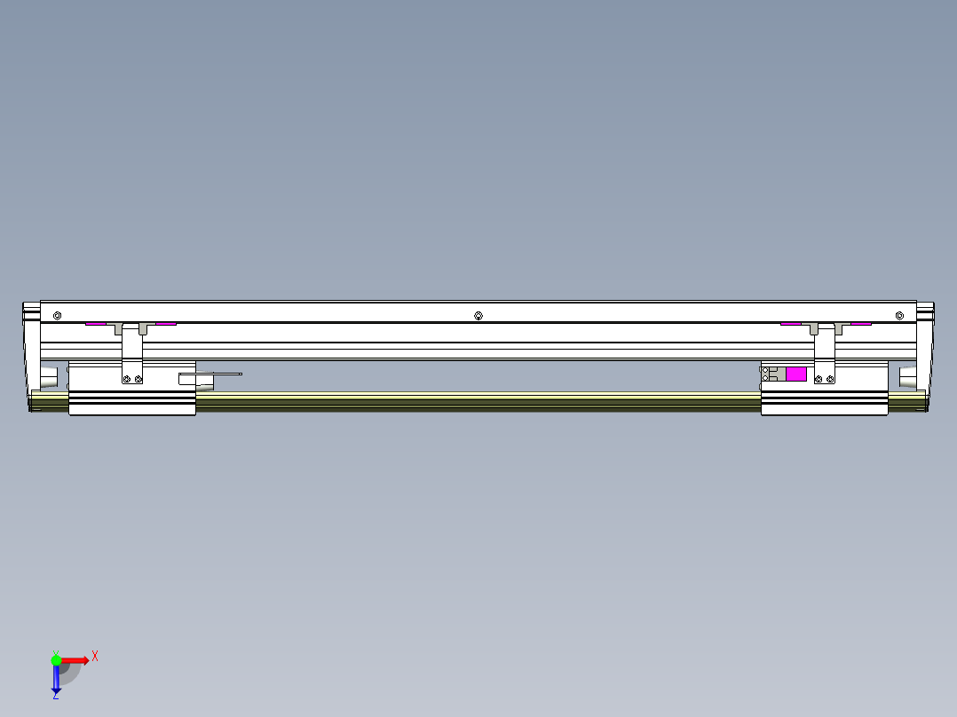 威洛博VL系列3d模型模组2VL22H1Y-S450俯视图