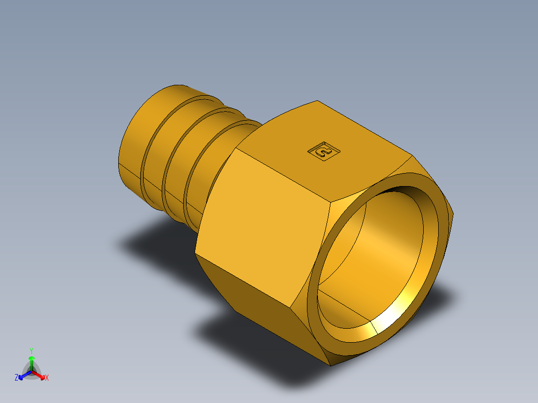 倒齿式工业管接头Hose Barb to Female Pipe 126HBL-12-12