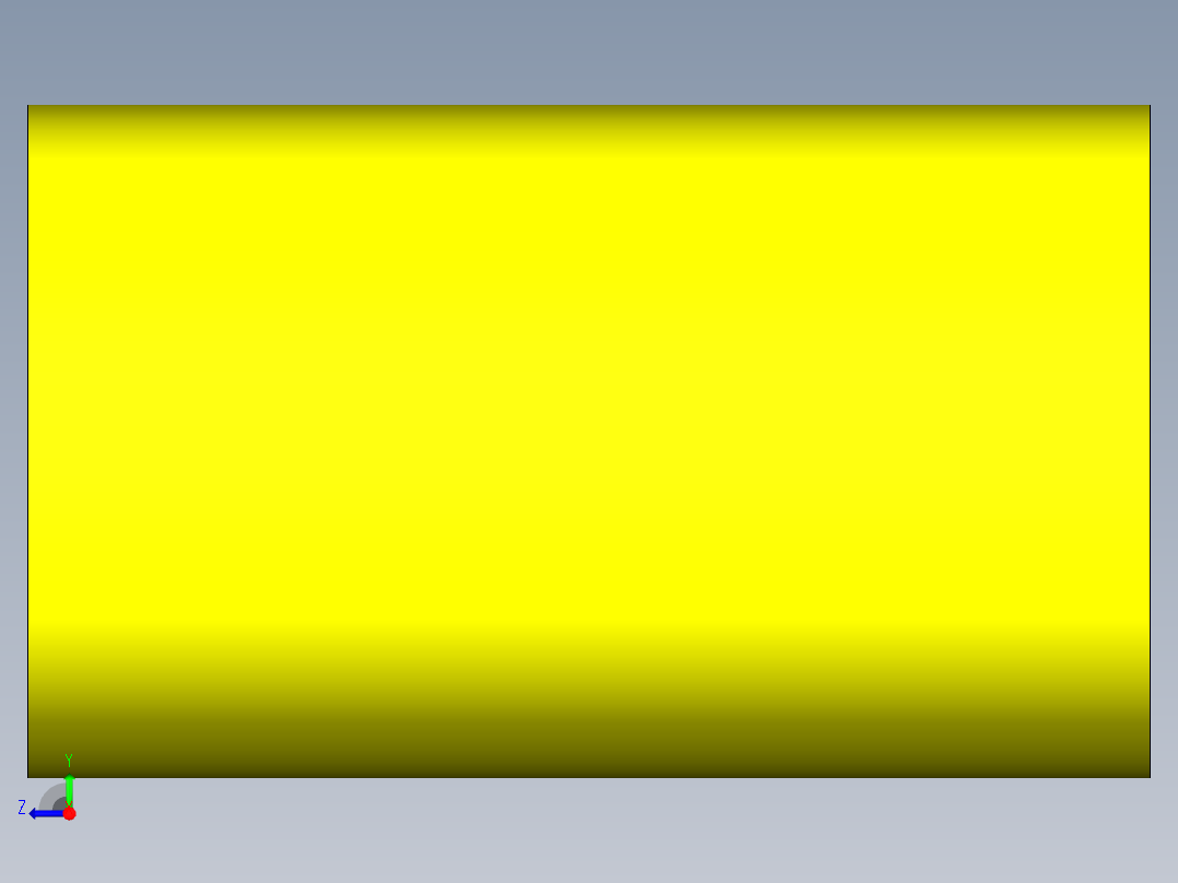 輕小荷重彈簧(扁線)(黃色)TF-3D多系列多零件图纸模型右视图